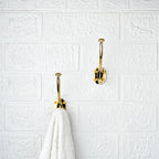 LamJum Solid Brass Double Prong Hook Set of 2