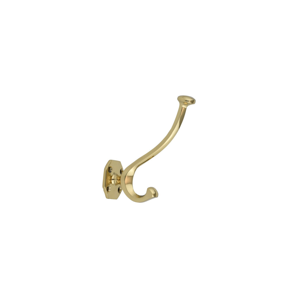 LamJum Solid Brass Double Prong Hook Set of 2