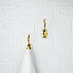 LamJum Solid Brass Hook with Sleek and Minimal design Set of 2